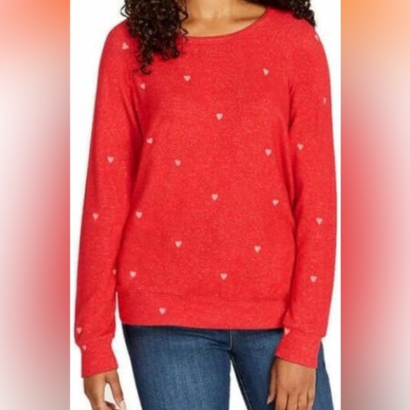 Buffalo David Bitton Sweaters - EUC David Bitton Buffalo Red Hearts Sweater